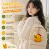 Korean Girl using duck keychain
